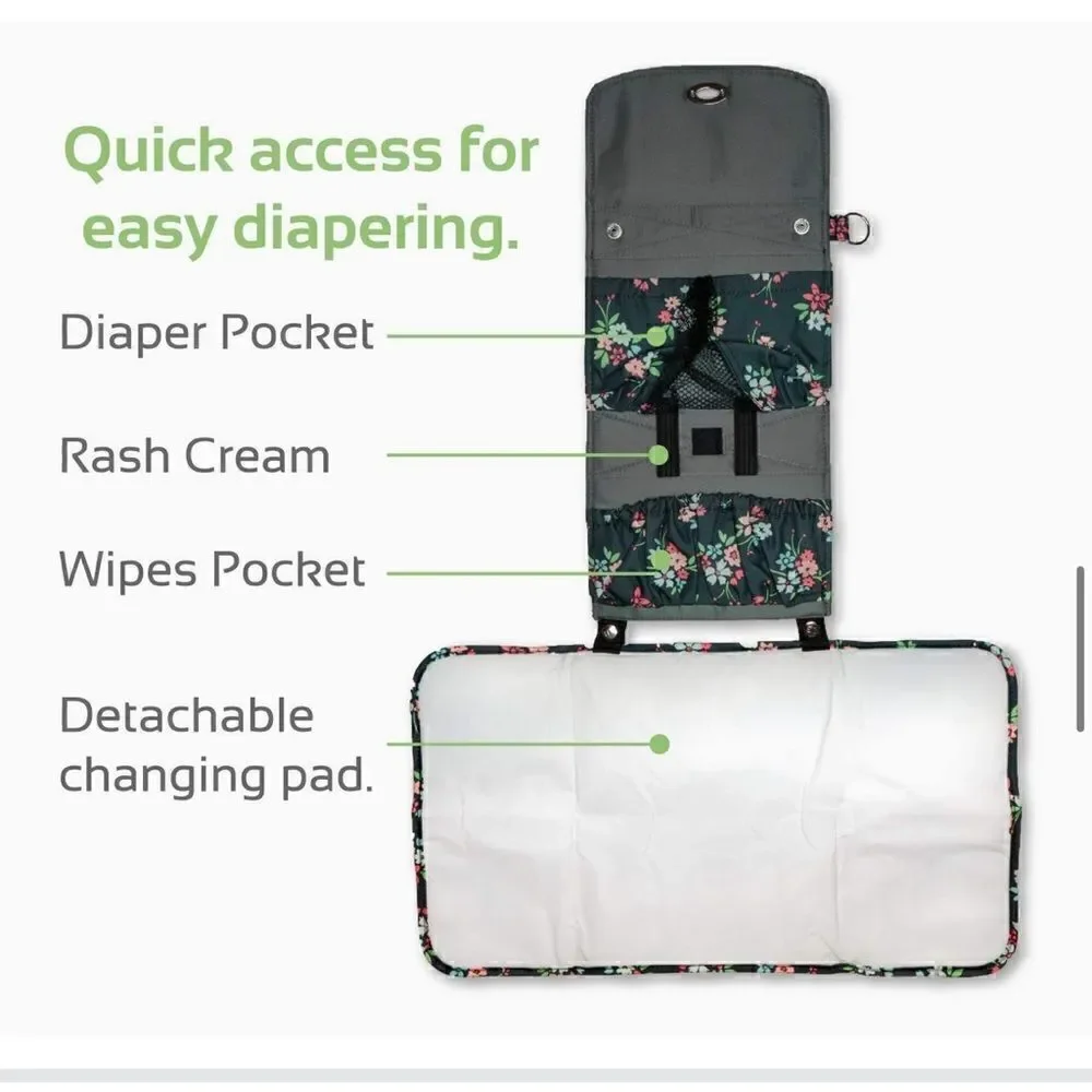 NWT- LillyBit Uptown Diaper Clutch, Floral